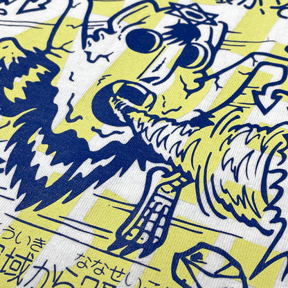【中古品】【メンズ】 SAPEUR サプール × BIKKURIMANN ビックリマン 別注コラボ NERO S/S TEE ネロ 魔身 ショートスリーブ Tシャツ 半袖 トップス 142-260731-sa-11-tei サイズ：XL カラー：ホワイト 万代Net店
