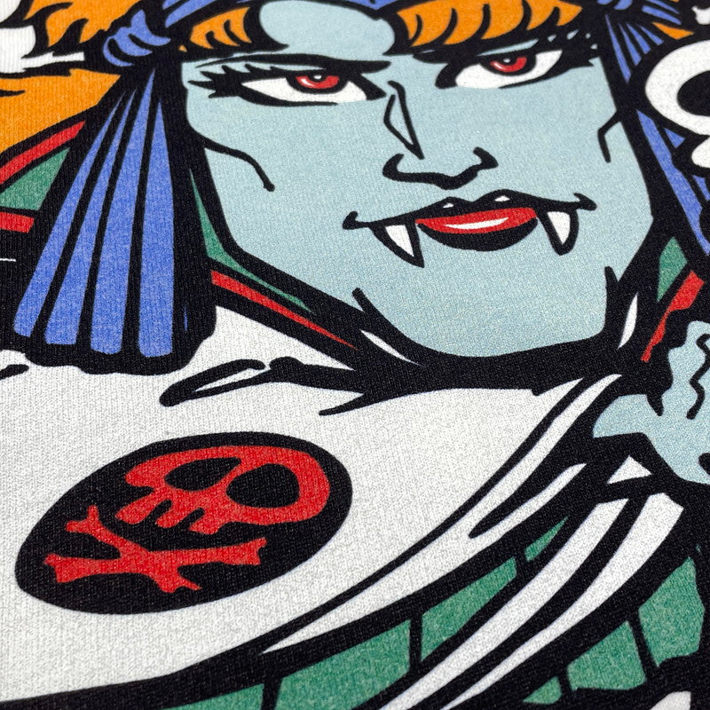 【中古品】【メンズ】 SAPEUR サプール × ビックリマン BIKKURIMANN SUPER DEVIL S/S TEE スーパー デビル ショート スリーブ Tシャツ 半袖 トップス 142-260731-sa-13-tei サイズ：XL カラー：ホワイト 万代Net店