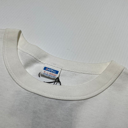【中古品】【メンズ】 SAPEUR サプール × ビックリマン BIKKURIMANN SUPER DEVIL S/S TEE スーパー デビル ショート スリーブ Tシャツ 半袖 トップス 142-260731-sa-13-tei サイズ：XL カラー：ホワイト 万代Net店