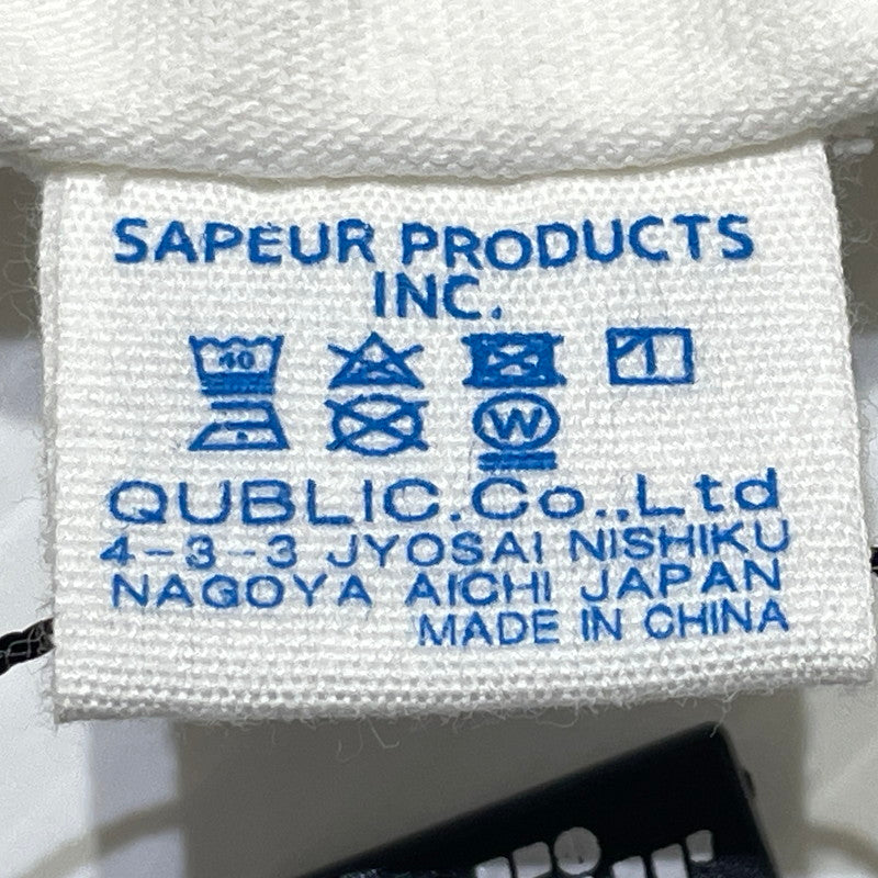 【現状渡し品】【メンズ】 SAPEUE サプール × ビックリマン BIKKURIMANN 別注コラボ ELSA S/S TEE 野聖 エルサ ショート スリーブ Tシャツ 半袖 トップス 142-260731-sa-12-tei サイズ：XXL カラー：ホワイト 万代Net店