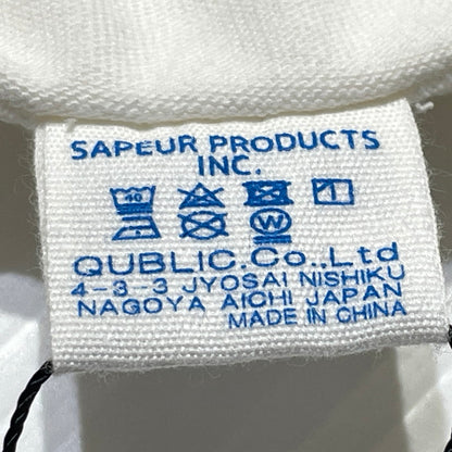 【中古品】【メンズ】 SAPEUR サプール × BIKKURIMANN ビックリマン 別注コラボ NERO S/S TEE ネロ 魔身 ショートスリーブ Tシャツ 半袖 トップス 142-260731-sa-11-tei サイズ：XL カラー：ホワイト 万代Net店