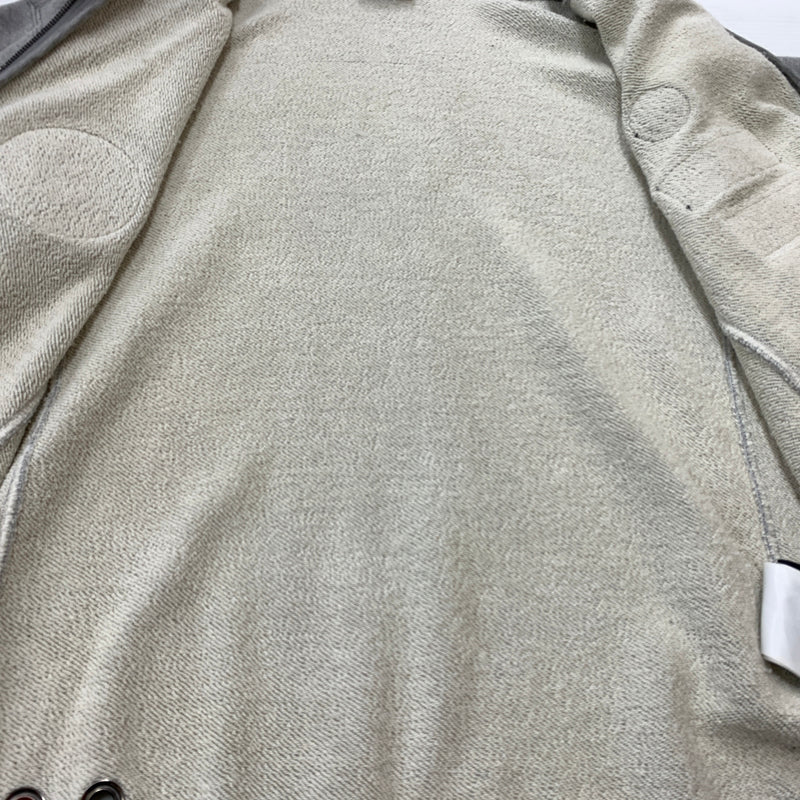 【中古品】【メンズ】 MONCLER モンクレール × FRAGMENT DESIGN フラグメント デザイン 別注コラボ 18AW MAGLIA ZIP HOODIE D209U8400450 809CB 2018年秋冬 マリア ジップ フーディ パーカー 141-260730-sa-10-tei サイズ：M カラー：グレー 万代Net店