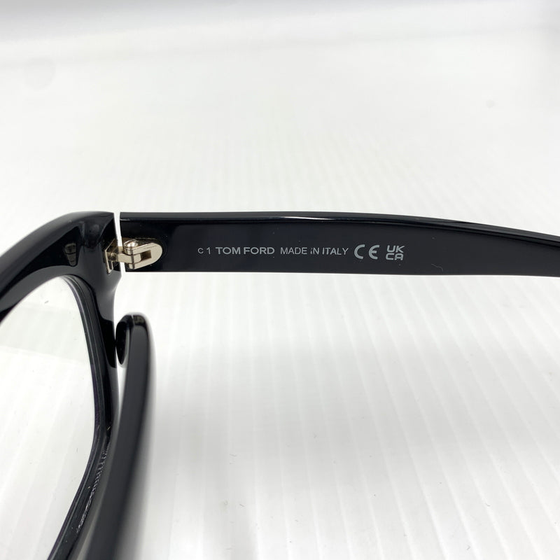 【中古品】【メンズ】 TOM FORD トムフォード ASIAN FIT SUNGLASSES TF5178-F アジアン フィット サングラス アイウェア メガネ ウェリントンシェイプ ※度入り 203-260801-ko-04-tei サイズ：51□21-145 カラー：ブラック 万代Net店
