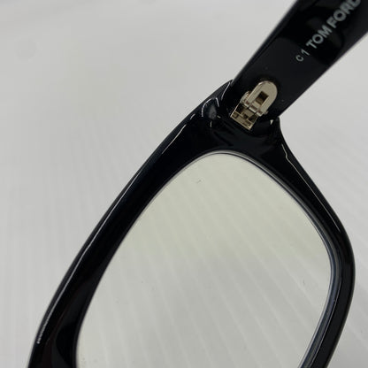 【中古品】【メンズ】 TOM FORD トムフォード ASIAN FIT SUNGLASSES TF5178-F アジアン フィット サングラス アイウェア メガネ ウェリントンシェイプ ※度入り 203-260801-ko-04-tei サイズ：51□21-145 カラー：ブラック 万代Net店
