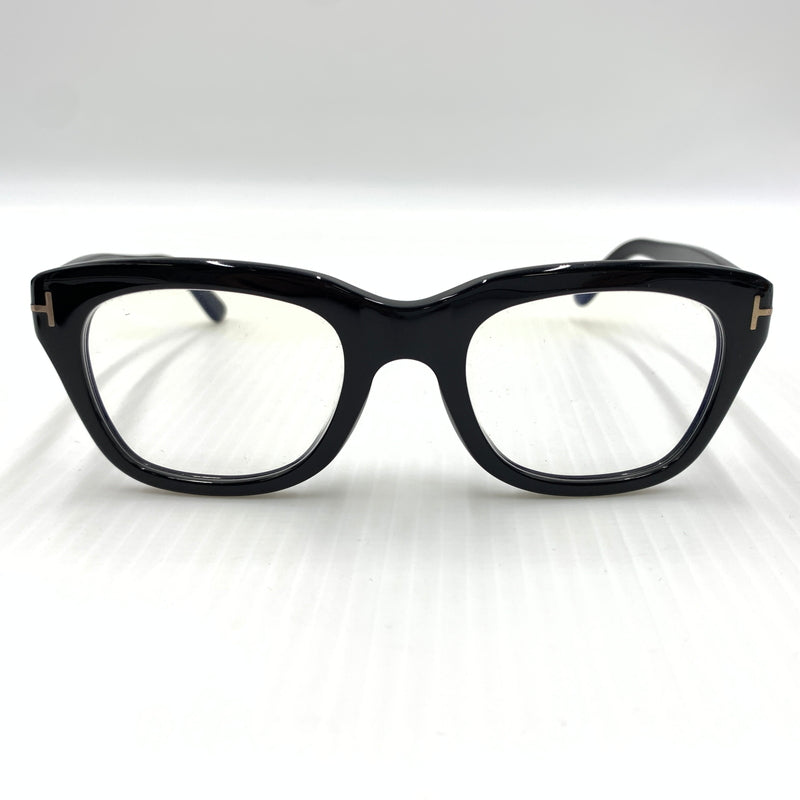 【中古品】【メンズ】 TOM FORD トムフォード ASIAN FIT SUNGLASSES TF5178-F アジアン フィット サングラス アイウェア メガネ ウェリントンシェイプ ※度入り 203-260801-ko-04-tei サイズ：51□21-145 カラー：ブラック 万代Net店