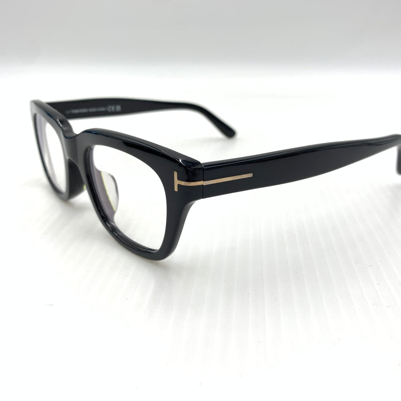 【中古品】【メンズ】 TOM FORD トムフォード ASIAN FIT SUNGLASSES TF5178-F アジアン フィット サングラス アイウェア メガネ ウェリントンシェイプ ※度入り 203-260801-ko-04-tei サイズ：51□21-145 カラー：ブラック 万代Net店