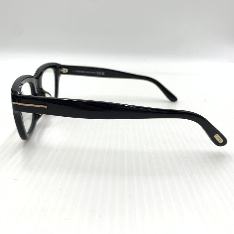 【中古品】【メンズ】 TOM FORD トムフォード ASIAN FIT SUNGLASSES TF5178-F アジアン フィット サングラス アイウェア メガネ ウェリントンシェイプ ※度入り 203-260801-ko-04-tei サイズ：51□21-145 カラー：ブラック 万代Net店