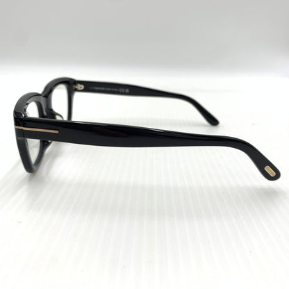 【中古品】【メンズ】 TOM FORD トムフォード ASIAN FIT SUNGLASSES TF5178-F アジアン フィット サングラス アイウェア メガネ ウェリントンシェイプ ※度入り 203-260801-ko-04-tei サイズ：51□21-145 カラー：ブラック 万代Net店