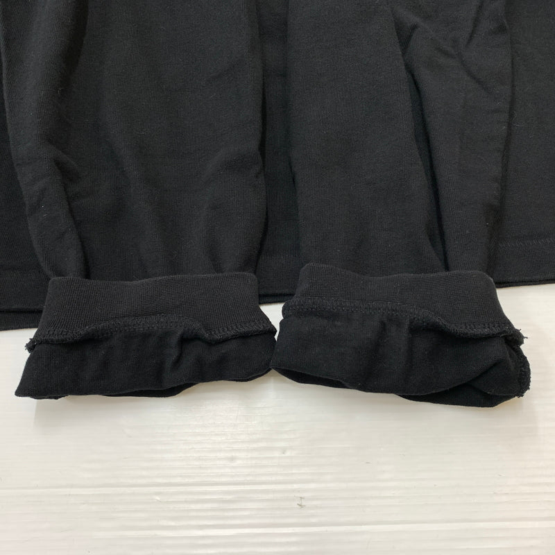 【中古品】【メンズ】 ESSENTIALS エッセンシャルズ FRONT LOGO SWEAT フロント ロゴ スウェット 長袖 トップス　 142-260730-sa-16-tei サイズ：M カラー：ブラック 万代Net店