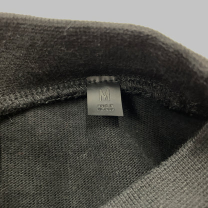 【中古品】【メンズ】 ESSENTIALS エッセンシャルズ FRONT LOGO SWEAT フロント ロゴ スウェット 長袖 トップス　 142-260730-sa-16-tei サイズ：M カラー：ブラック 万代Net店