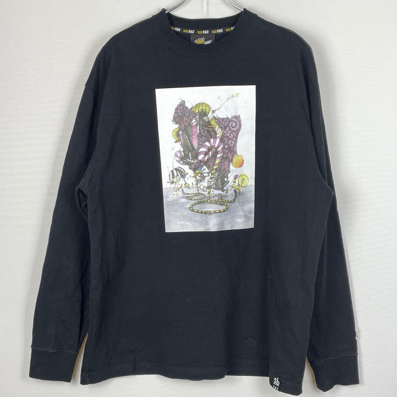 【中古品】【メンズ】 FAT エフエーティー SWEAT F32220-CT09-AB スウェット 長袖 トップス トレーナー 142-260801-sa-22-tei サイズ：FAT カラー：ブラック 万代Net店