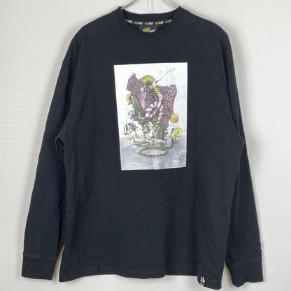 【中古品】【メンズ】 FAT エフエーティー SWEAT F32220-CT09-AB スウェット 長袖 トップス トレーナー 142-260801-sa-22-tei サイズ：FAT カラー：ブラック 万代Net店