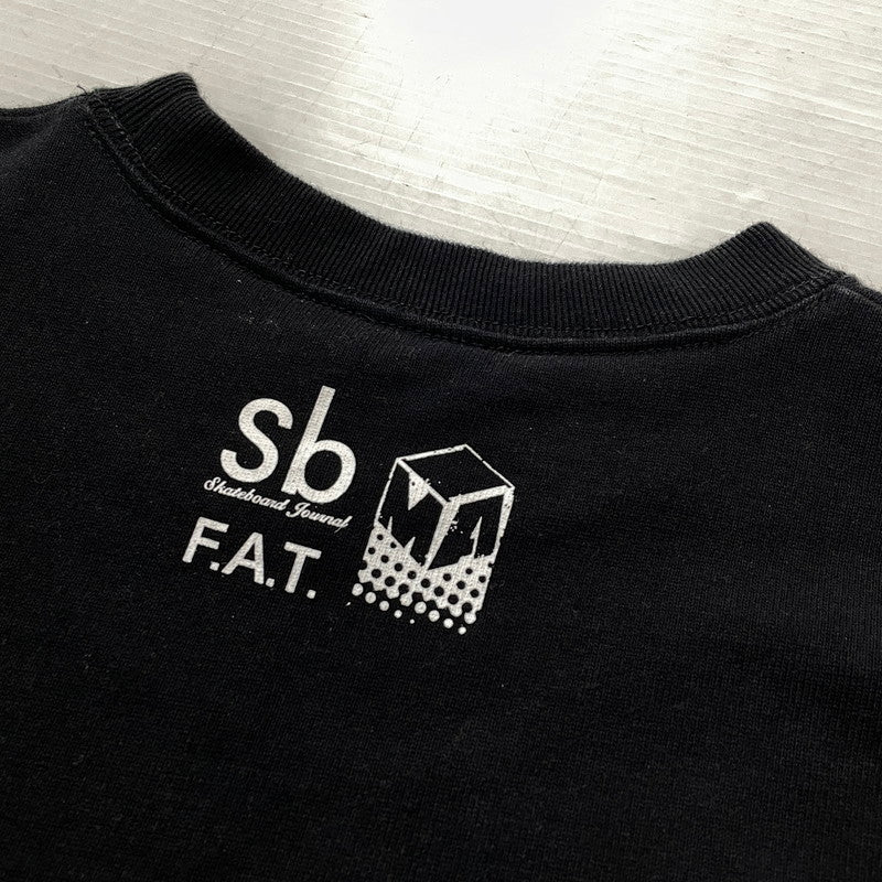 【中古品】【メンズ】 FAT エフエーティー SWEAT F32220-CT09-AB スウェット 長袖 トップス トレーナー 142-260801-sa-22-tei サイズ：FAT カラー：ブラック 万代Net店