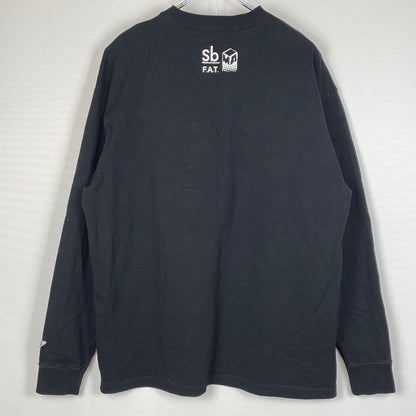 【中古品】【メンズ】 FAT エフエーティー SWEAT F32220-CT09-AB スウェット 長袖 トップス トレーナー 142-260801-sa-22-tei サイズ：FAT カラー：ブラック 万代Net店