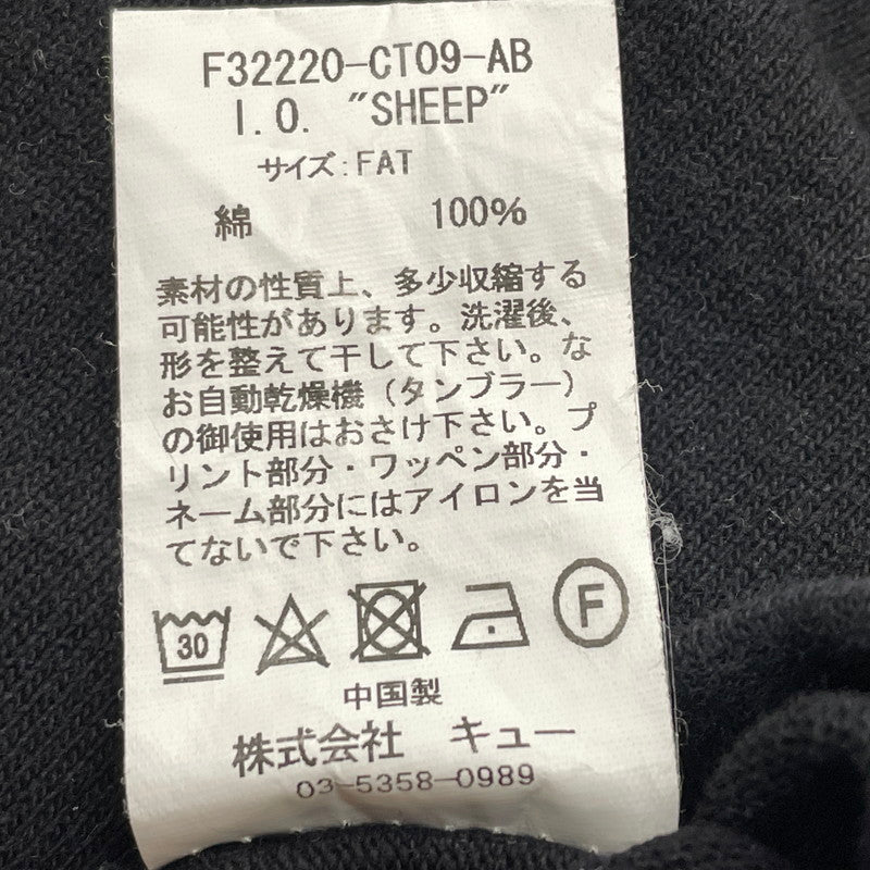【中古品】【メンズ】 FAT エフエーティー SWEAT F32220-CT09-AB スウェット 長袖 トップス トレーナー 142-260801-sa-22-tei サイズ：FAT カラー：ブラック 万代Net店