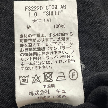 【中古品】【メンズ】 FAT エフエーティー SWEAT F32220-CT09-AB スウェット 長袖 トップス トレーナー 142-260801-sa-22-tei サイズ：FAT カラー：ブラック 万代Net店