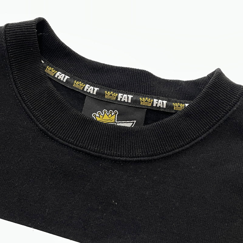 【中古品】【メンズ】 FAT エフエーティー SWEAT F32220-CT09-AB スウェット 長袖 トップス トレーナー 142-260801-sa-22-tei サイズ：FAT カラー：ブラック 万代Net店