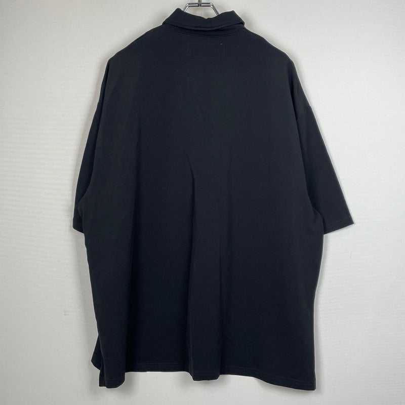 【中古品】【メンズ】 FAT エフエーティー × STARTER スターター 別注コラボ 24SS BLACK LABEL HALF ZIP JERSEY POLO SHIRT 2024年春夏 ブラック ラベル ハーフ ジップ ジャージー ポロシャツ 半袖 トップス 142-260731-sa-14-tei サイズ：SKINNY カラー：ブラック 万代Net店