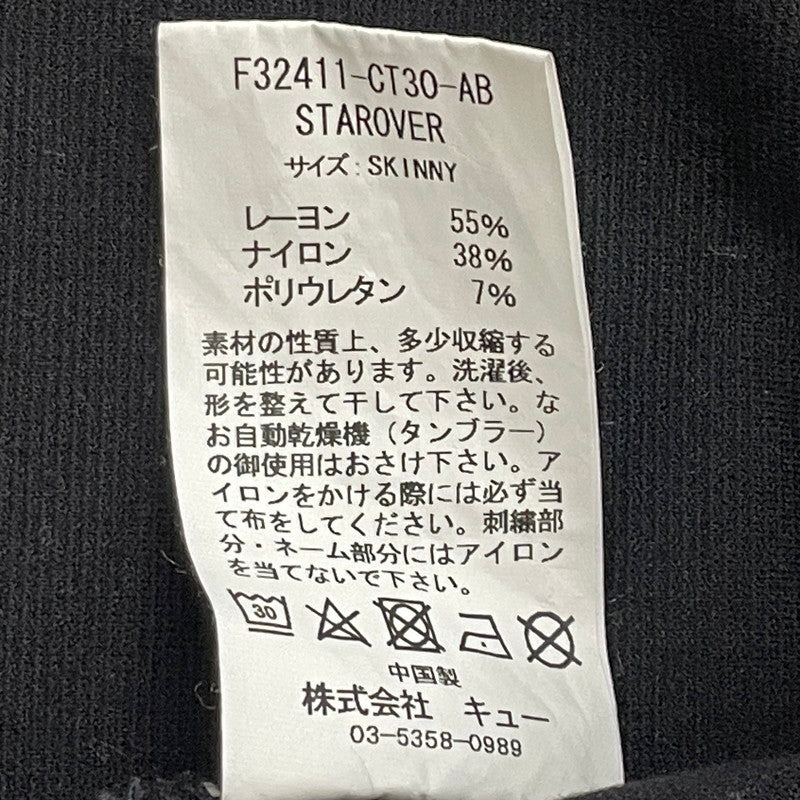 【中古品】【メンズ】 FAT エフエーティー × STARTER スターター 別注コラボ 24SS BLACK LABEL HALF ZIP JERSEY POLO SHIRT 2024年春夏 ブラック ラベル ハーフ ジップ ジャージー ポロシャツ 半袖 トップス 142-260731-sa-14-tei サイズ：SKINNY カラー：ブラック 万代Net店