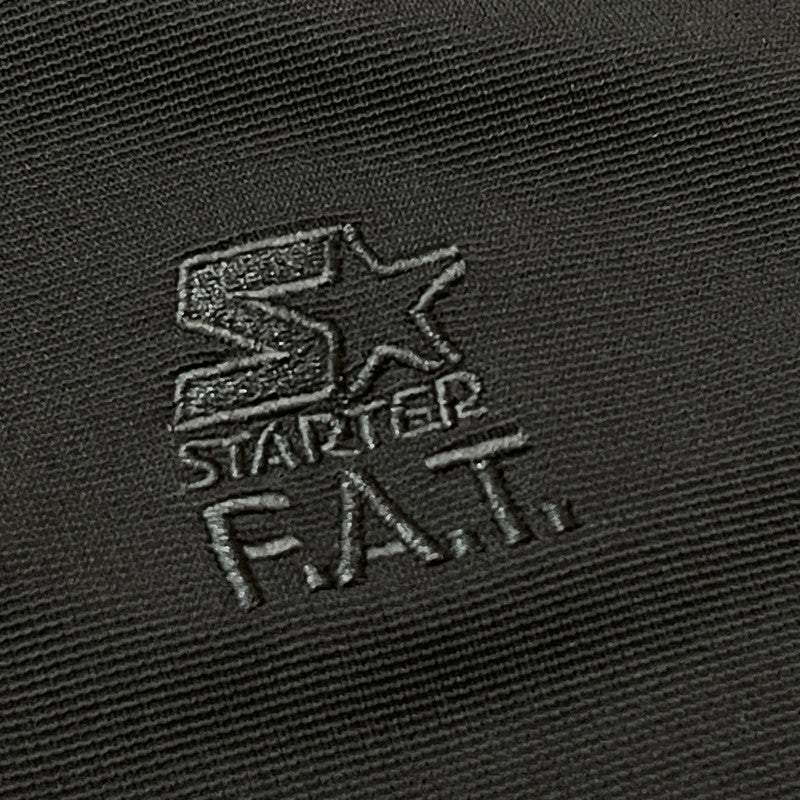 【中古品】【メンズ】 FAT エフエーティー × STARTER スターター 別注コラボ 24SS BLACK LABEL HALF ZIP JERSEY POLO SHIRT 2024年春夏 ブラック ラベル ハーフ ジップ ジャージー ポロシャツ 半袖 トップス 142-260731-sa-14-tei サイズ：SKINNY カラー：ブラック 万代Net店