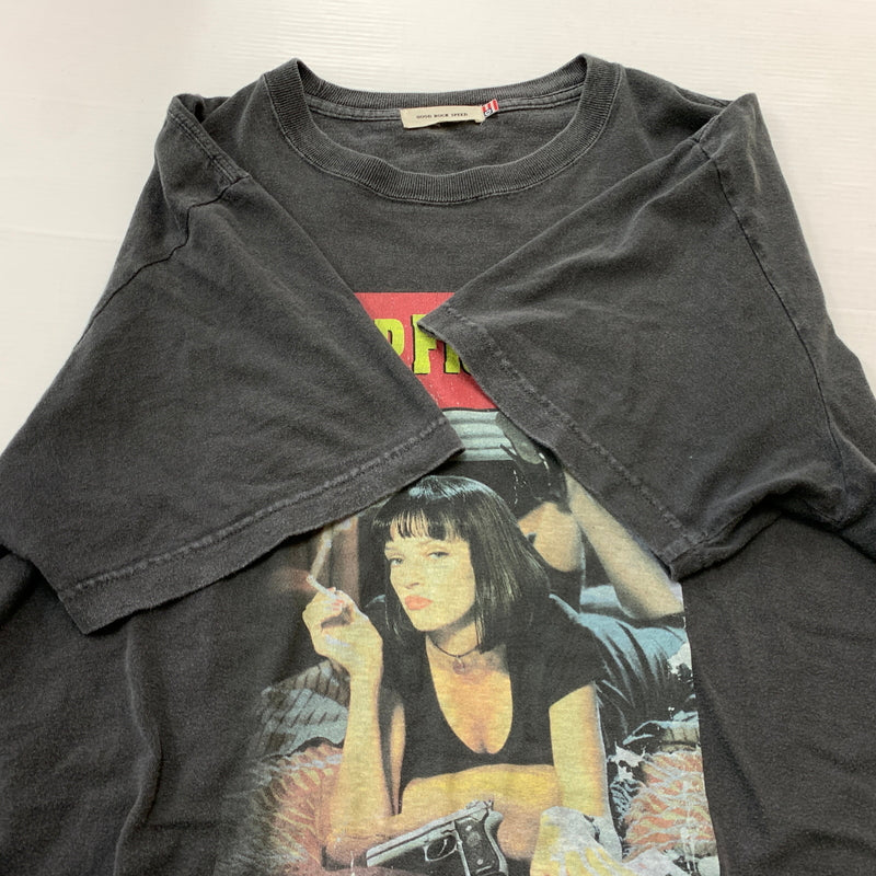 【中古品】【メンズ】 GOOD ROCK SPEED グッドロックスピード PULP FICTION TEE パルプ・フィクション Tシャツ 半袖 トップス 145-260806-yo-04-tei サイズ：L カラー：グレー 万代Net店
