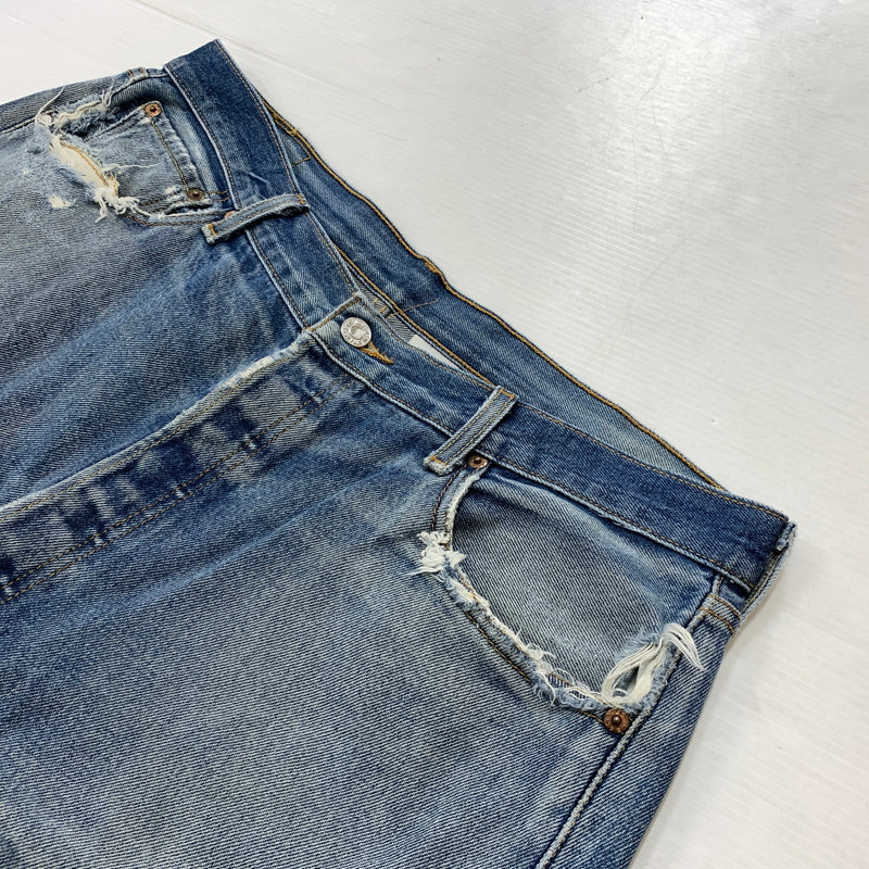 【現状渡し品】【メンズ】 LEVI'S リーバイス 501 DENIM PANTS デニム パンツ ボトムス ジーンズ 156-260730-sa-18-tei サイズ：W38 カラー：インディゴ 万代Net店
