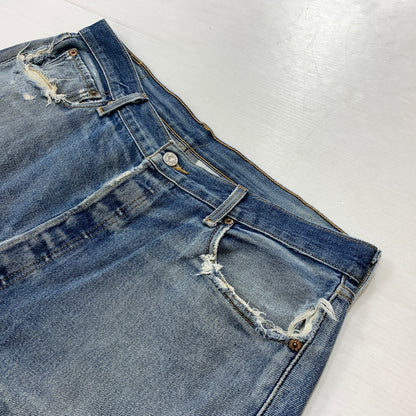 【現状渡し品】【メンズ】 LEVI'S リーバイス 501 DENIM PANTS デニム パンツ ボトムス ジーンズ 156-260730-sa-18-tei サイズ：W38 カラー：インディゴ 万代Net店