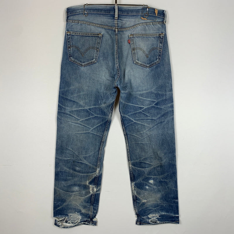【現状渡し品】【メンズ】 LEVI'S リーバイス 501 DENIM PANTS デニム パンツ ボトムス ジーンズ 156-260730-sa-18-tei サイズ：W38 カラー：インディゴ 万代Net店