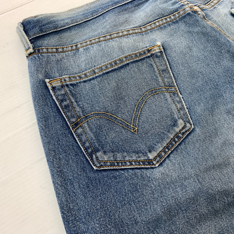 【現状渡し品】【メンズ】 LEVI'S リーバイス 501 DENIM PANTS デニム パンツ ボトムス ジーンズ 156-260730-sa-18-tei サイズ：W38 カラー：インディゴ 万代Net店