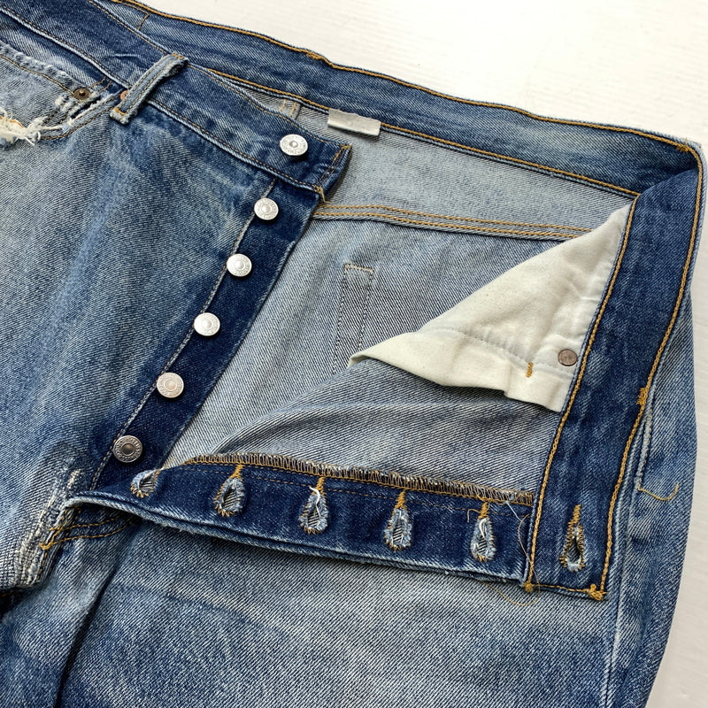 【現状渡し品】【メンズ】 LEVI'S リーバイス 501 DENIM PANTS デニム パンツ ボトムス ジーンズ 156-260730-sa-18-tei サイズ：W38 カラー：インディゴ 万代Net店