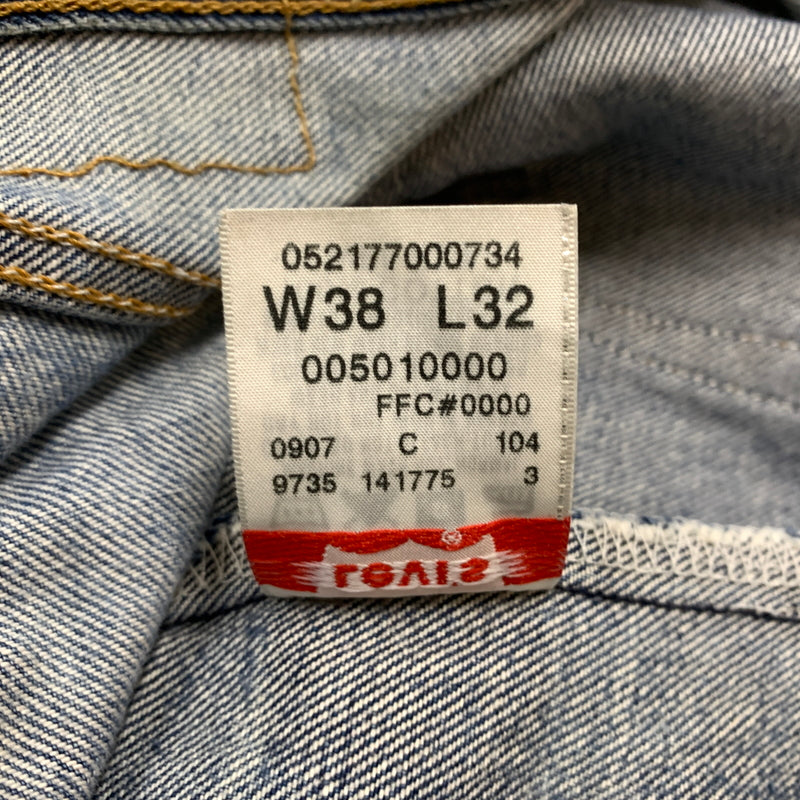 【現状渡し品】【メンズ】 LEVI'S リーバイス 501 DENIM PANTS デニム パンツ ボトムス ジーンズ 156-260730-sa-18-tei サイズ：W38 カラー：インディゴ 万代Net店
