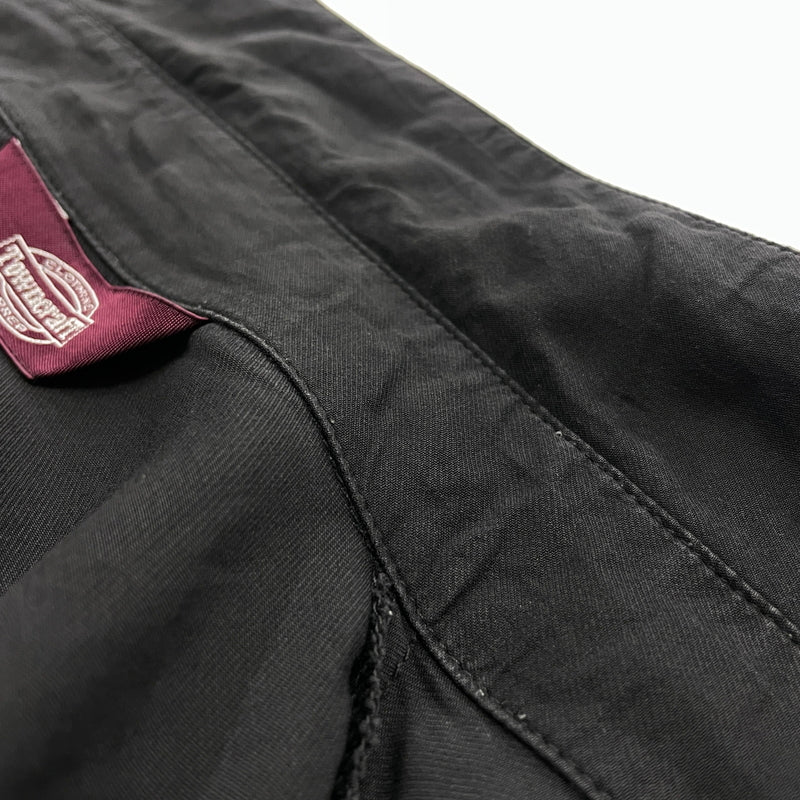 【中古品】【メンズ】 TOWN CRAFT タウン クラフト RAYON L/S SNAP SHIRT レーヨン ロング スリーブ スナップ シャツ 長袖 トップス 145-260730-sa-04-tei サイズ：M カラー：ブラック 万代Net店