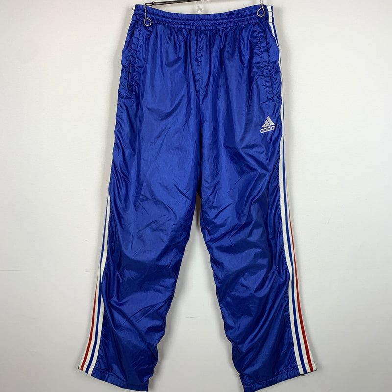 【現状渡し品】【メンズ】 ADIDAS アディダス 00's NYLON TRACK PANTS 2000年代 ナイロン トラック ジャケット アウター 159-260730-sa-20-tei サイズ：L カラー：ブルー 万代Net店
