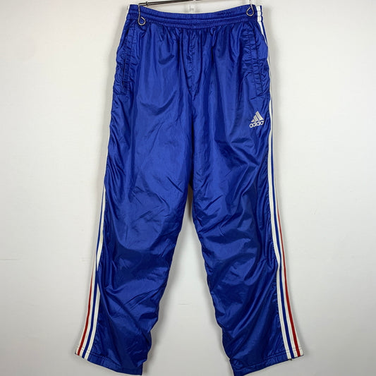 【現状渡し品】【メンズ】 ADIDAS アディダス 00's NYLON TRACK PANTS 2000年代 ナイロン トラック ジャケット アウター 159-260730-sa-20-tei サイズ：L カラー：ブルー 万代Net店