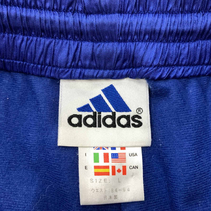 【現状渡し品】【メンズ】 ADIDAS アディダス 00's NYLON TRACK PANTS 2000年代 ナイロン トラック ジャケット アウター 159-260730-sa-20-tei サイズ：L カラー：ブルー 万代Net店