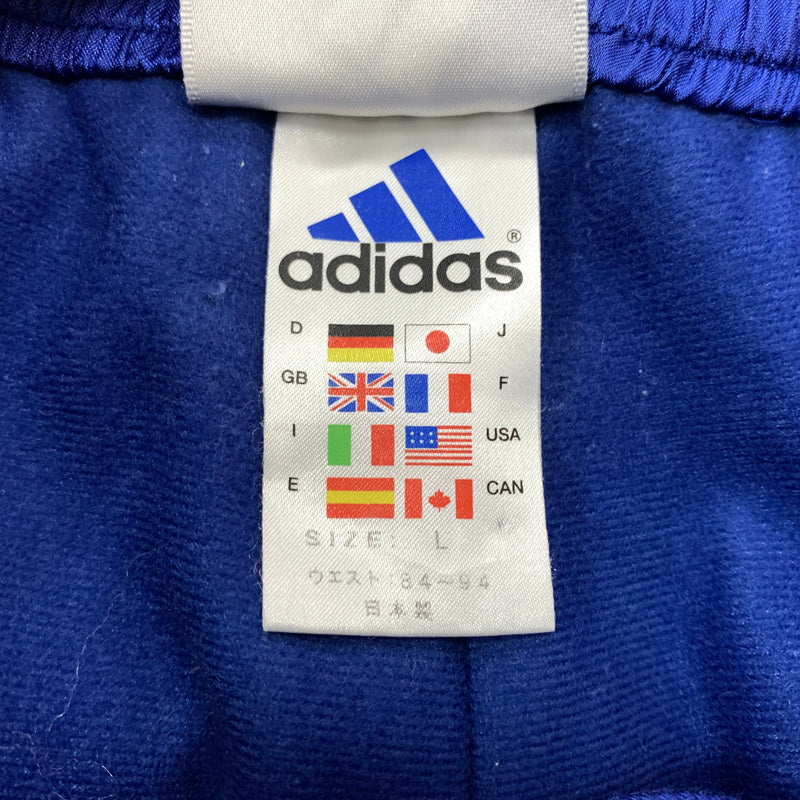 【現状渡し品】【メンズ】 ADIDAS アディダス 00's NYLON TRACK PANTS 2000年代 ナイロン トラック ジャケット アウター 159-260730-sa-20-tei サイズ：L カラー：ブルー 万代Net店