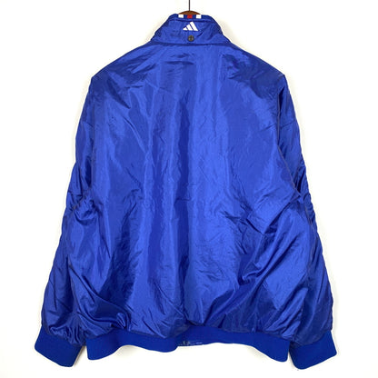 【現状渡し品】【メンズ】 ADIDAS アディダス 00's NYLON TRACK JACKET 2000年代 ナイロン トラックジャケット アウター 148-260730-sa-07-tei サイズ：不明 カラー：ブルー 万代Net店