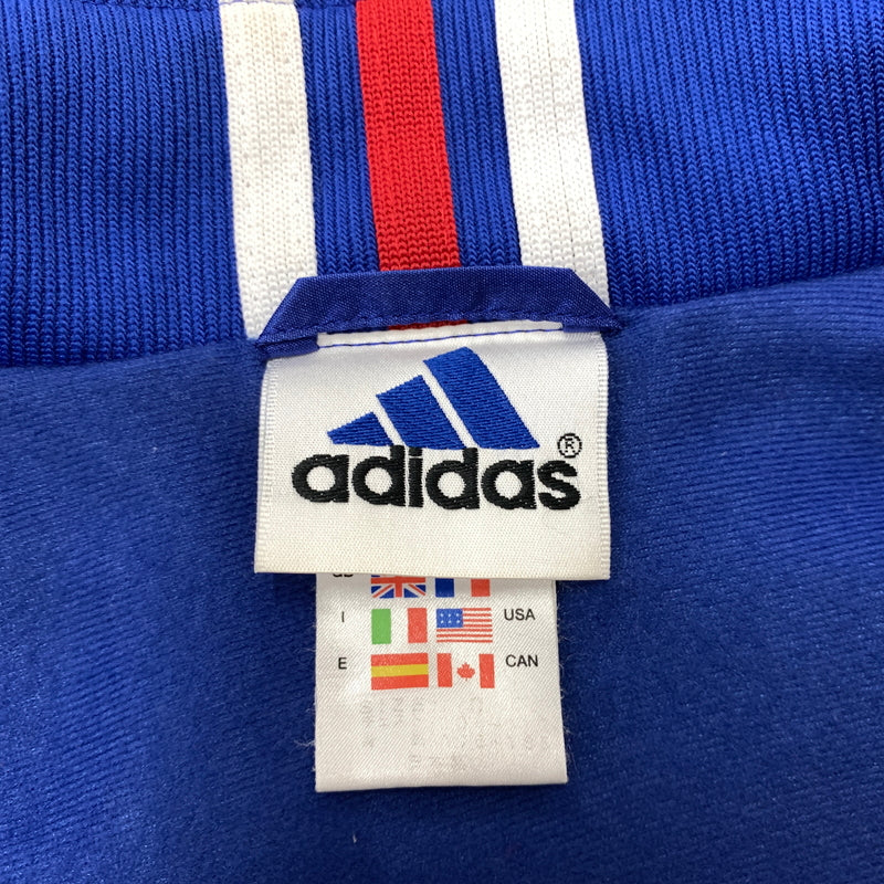 【現状渡し品】【メンズ】 ADIDAS アディダス 00's NYLON TRACK JACKET 2000年代 ナイロン トラックジャケット アウター 148-260730-sa-07-tei サイズ：不明 カラー：ブルー 万代Net店