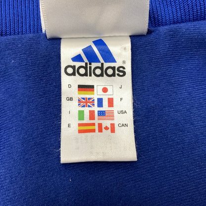 【現状渡し品】【メンズ】 ADIDAS アディダス 00's NYLON TRACK JACKET 2000年代 ナイロン トラックジャケット アウター 148-260730-sa-07-tei サイズ：不明 カラー：ブルー 万代Net店