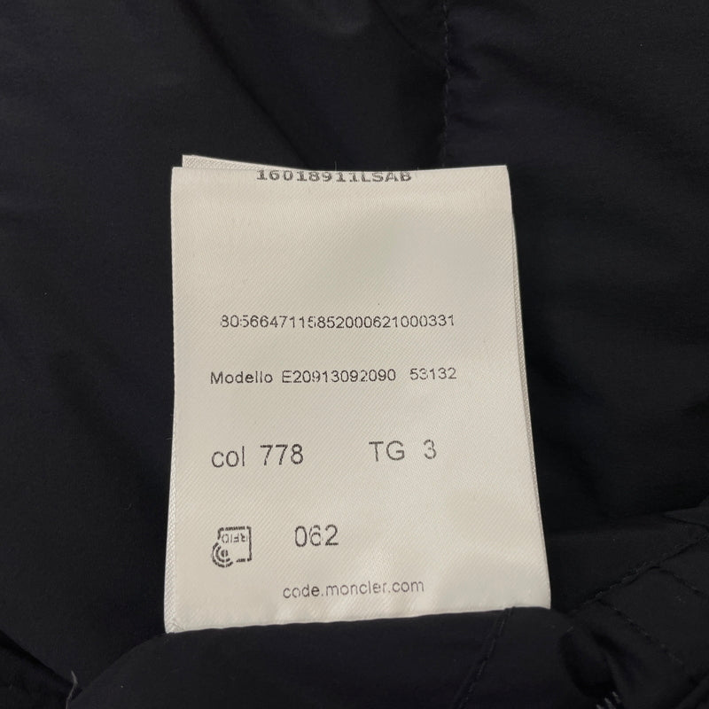 【中古品】【メンズ】 MONCLER FERRANDIER モンクレール フェルナンデス GIACCA E20913092090 53132 ジャッカ アウター ジャケット 141-260730-sa-02-tei サイズ：3 カラー：ブラック 万代Net店