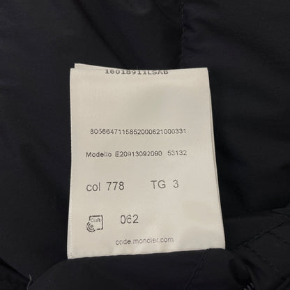 【中古品】【メンズ】 MONCLER FERRANDIER モンクレール フェルナンデス GIACCA E20913092090 53132 ジャッカ アウター ジャケット 141-260730-sa-02-tei サイズ：3 カラー：ブラック 万代Net店