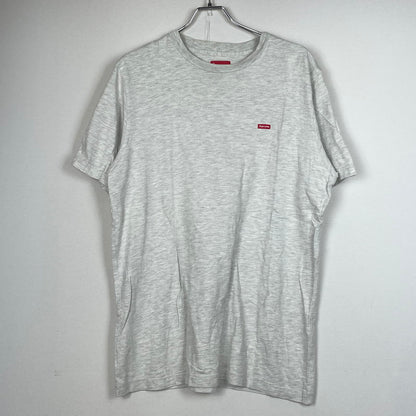 【中古品】【メンズ】 SUPREME シュプリーム SMALL BOX LOGO S/S TEE スモール ボックス ロゴ ショート スリーブ Tシャツ 半袖 トップス 149-260801-sa-18-tei サイズ：M カラー：ライトグレー 万代Net店