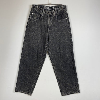 【中古品】【メンズ】 Levi’s リーバイス SILVER TAB BAGGY DENIM PANTS PC9-39290-0012 シルバータブ バギー デニムパンツ ボトムス ジーンズ ボタン裏刻印4102 156-260803-ss-09-tei サイズ：32 カラー：ブラック 万代Net店