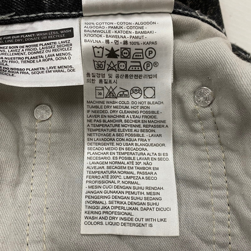 【中古品】【メンズ】 Levi’s リーバイス SILVER TAB BAGGY DENIM PANTS PC9-39290-0012 シルバータブ バギー デニムパンツ ボトムス ジーンズ ボタン裏刻印4102 156-260803-ss-09-tei サイズ：32 カラー：ブラック 万代Net店