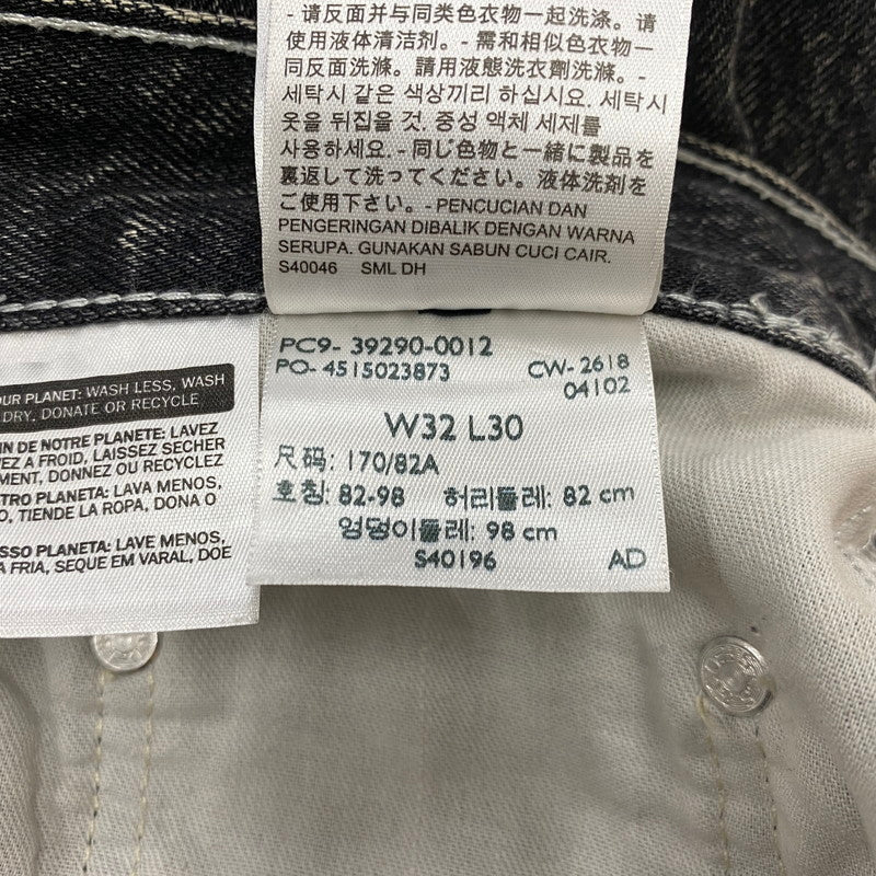 【中古品】【メンズ】 Levi’s リーバイス SILVER TAB BAGGY DENIM PANTS PC9-39290-0012 シルバータブ バギー デニムパンツ ボトムス ジーンズ ボタン裏刻印4102 156-260803-ss-09-tei サイズ：32 カラー：ブラック 万代Net店