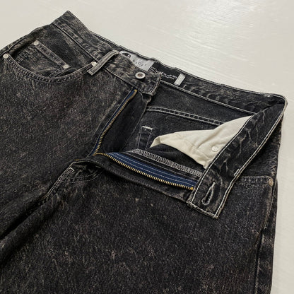 【中古品】【メンズ】 Levi’s リーバイス SILVER TAB BAGGY DENIM PANTS PC9-39290-0012 シルバータブ バギー デニムパンツ ボトムス ジーンズ ボタン裏刻印4102 156-260803-ss-09-tei サイズ：32 カラー：ブラック 万代Net店