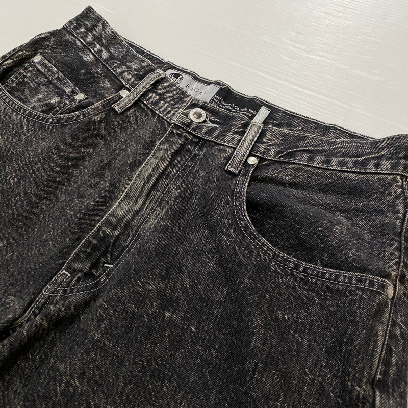 【中古品】【メンズ】 Levi’s リーバイス SILVER TAB BAGGY DENIM PANTS PC9-39290-0012 シルバータブ バギー デニムパンツ ボトムス ジーンズ ボタン裏刻印4102 156-260803-ss-09-tei サイズ：32 カラー：ブラック 万代Net店