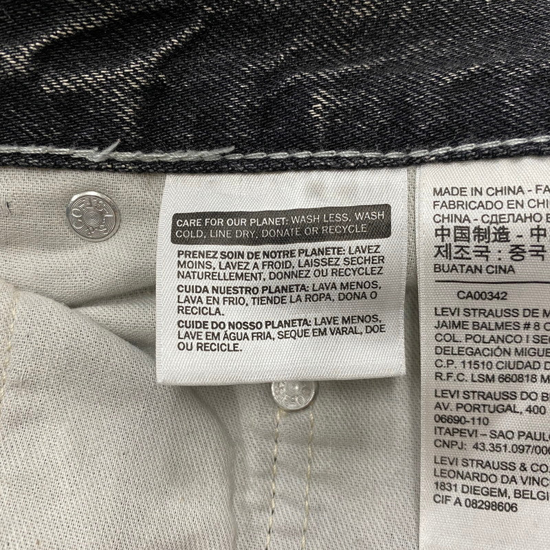 【中古品】【メンズ】 Levi’s リーバイス SILVER TAB BAGGY DENIM PANTS PC9-39290-0012 シルバータブ バギー デニムパンツ ボトムス ジーンズ ボタン裏刻印4102 156-260803-ss-09-tei サイズ：32 カラー：ブラック 万代Net店