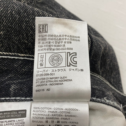 【中古品】【メンズ】 Levi’s リーバイス SILVER TAB BAGGY DENIM PANTS PC9-39290-0012 シルバータブ バギー デニムパンツ ボトムス ジーンズ ボタン裏刻印4102 156-260803-ss-09-tei サイズ：32 カラー：ブラック 万代Net店