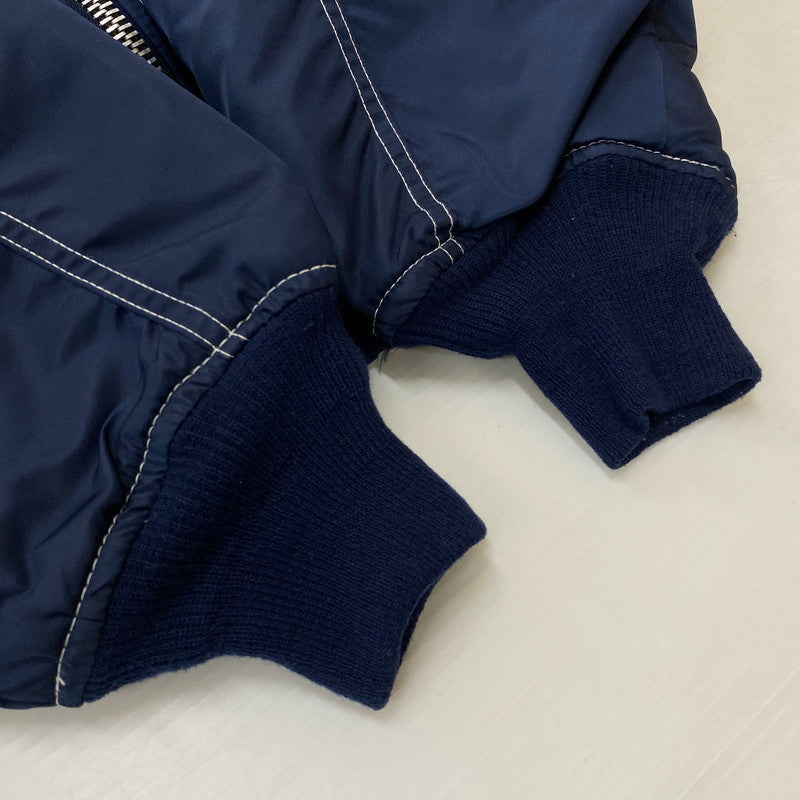 【中古品】【メンズ】 HOPE MFG ホープ マニュファクチャリング EMAR ZIP MA-1 MADE IN USA エマール ジップ アウター ジャケット アメリカ製 145-260803-ss-06-tei サイズ：XL/※袖テープ使用感あり カラー：ネイビー 万代Net店